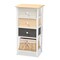 Baxton Studio Adonis Mid-Century Transitional Multi-Colored Wood 3-Drawer Storage Unit with Basket 198-12274-ZORO - alternate 3